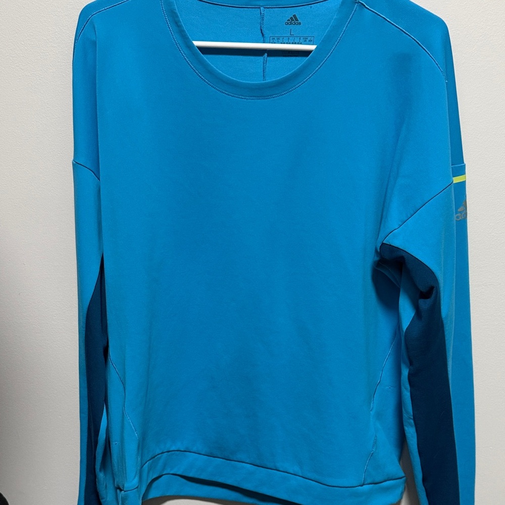 adidas Blue and Yellow Sweatshirt - Picture 3 of 5